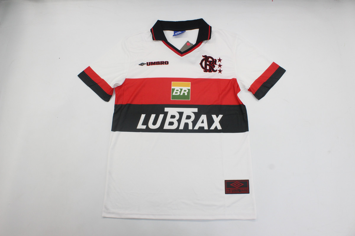 AAA Quality Flamengo 1999 Away White Soccer Jersey